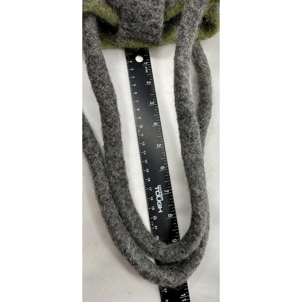 Vintage Mohair Wool Felted‎ Handbag Handcrafted Artisan Made 8